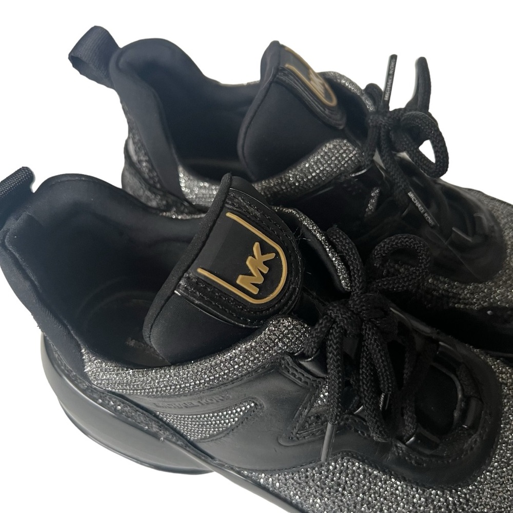 Michael Kors Glitter Olympia Extreme Trainer Sneaker Size 9 - Picture 5 of 10